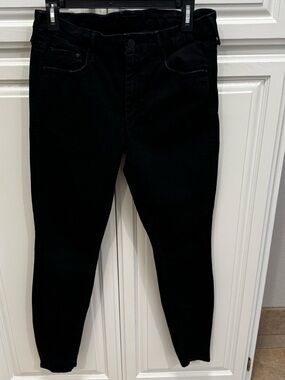 MOTHER Black Skinny Jeans